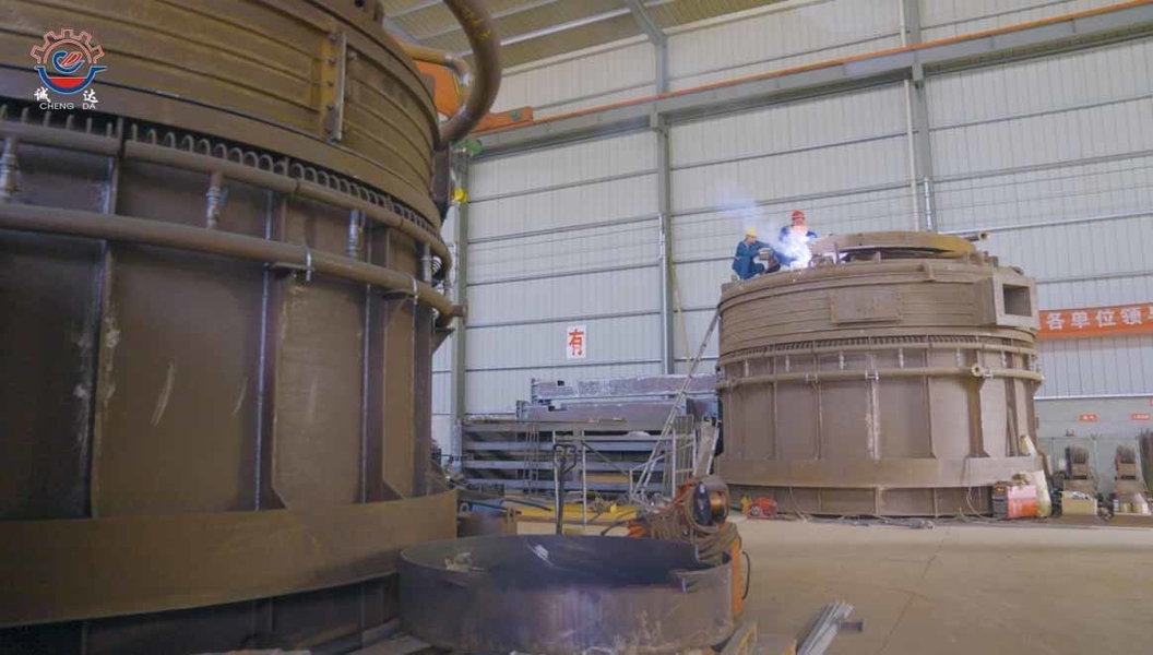 Shaanxi CHENGDA Industry Furnace MAKE Co., Ltd. ligne de production du fabricant