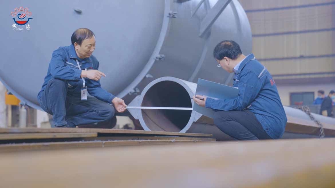Shaanxi CHENGDA Industry Furnace MAKE Co., Ltd. ligne de production du fabricant