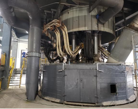 3000KVA Semi Closed Titanium Slag Smelting Furnace for Continuous Slag Tapping Granulation Line