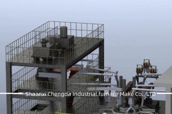 Équipement de four électrique de traitement de catalyseur à trois voies