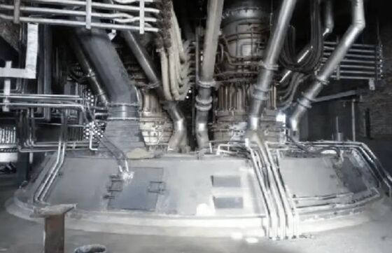 four de fusion de manganèse et de silicium