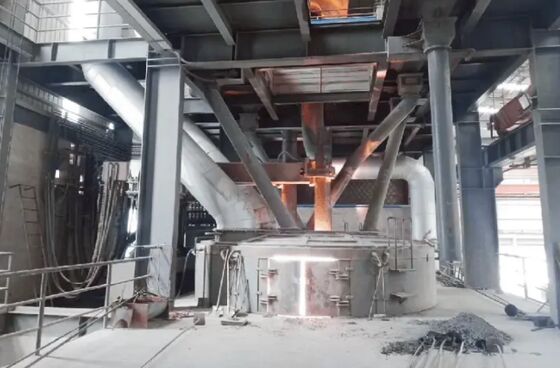 Équipement de raffinage de ferrochrome à faible teneur en carbone