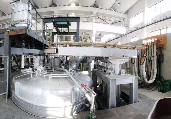 Four électrique de fusion à l'arc CC de 3000 kVA pour boues de galvanoplastie, usine de traitement des déchets dangereux