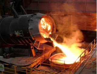 Fourneau de coulée électrique pour affinage de ferrochrome à faible teneur en carbone, ligne de production de fusion d'alliage FeCr